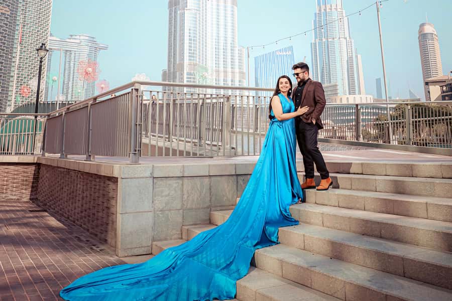 Dubai: Iconic Burj Khalifa Pre-Wedding Photoshoot - What you receive for $159