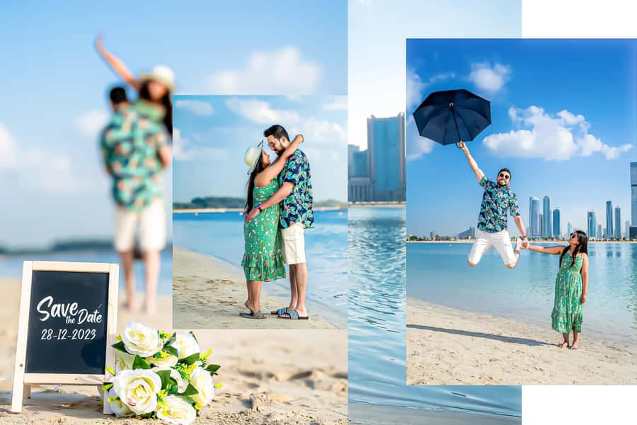 Dubai: JBR Beach Pre Wedding Photoshoot - Key details at a glance