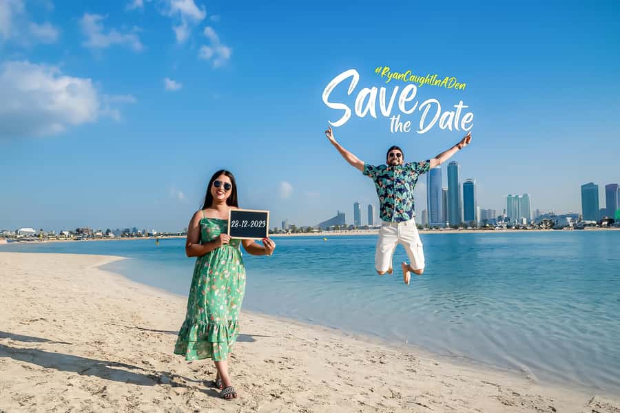 Dubai: JBR Beach Pre Wedding Photoshoot - Why JBR Beach works for a pre-wedding session