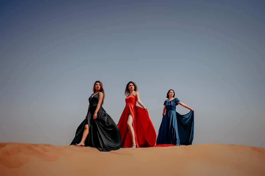 Dubai: Private Flying Dress Photography and Dune Drive Trip - Who will enjoy this most?