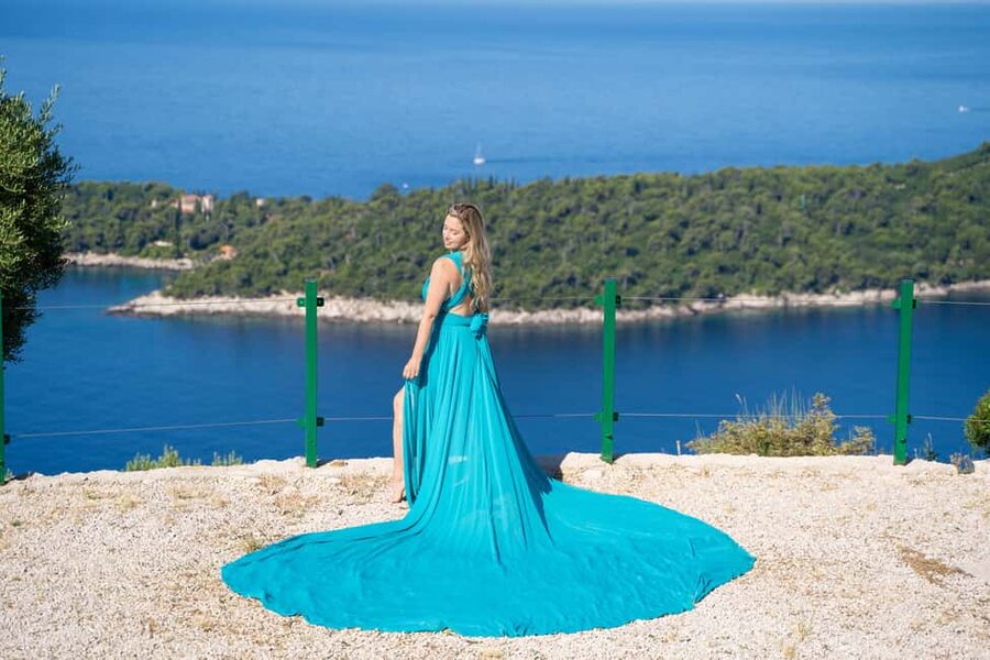 Dubrovnik: Private Flying-dress Photoshoot - Starting at Ploče Gate, the detail that matters