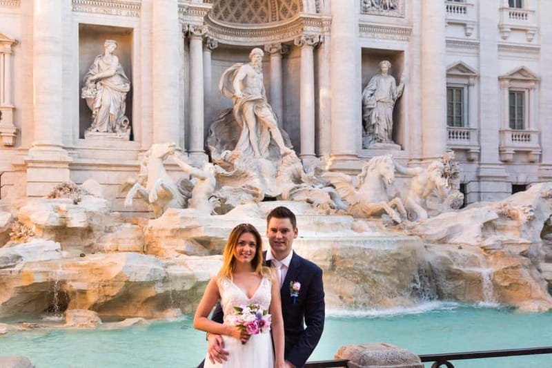 Early morning photoshoot at The Trevi Fountain - Why early morning matters at the Trevi Fountain