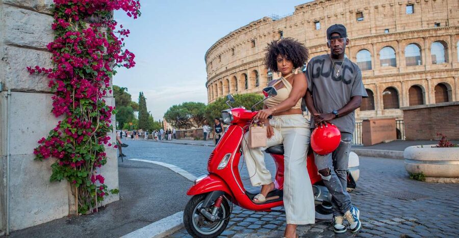 Explore city on Vespa with Professional Photographer - The Colosseum photo stop, about 20 minutes