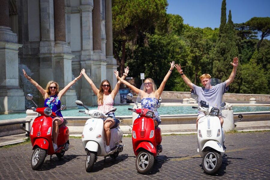 Explore city on Vespa with Professional Photographer - Riding between Romes major viewpoints