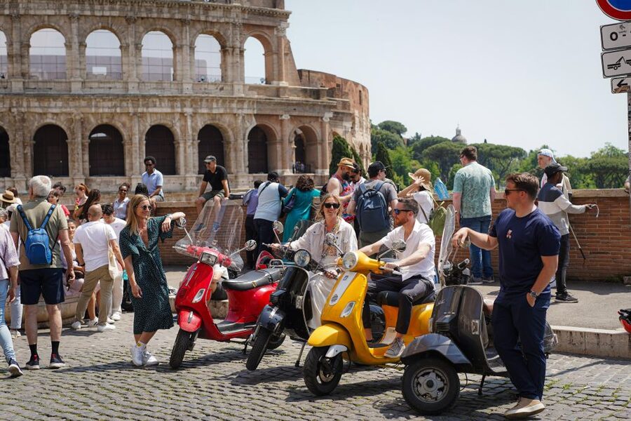 Explore city on Vespa with Professional Photographer - Janiculum Hill for wide views over Rome