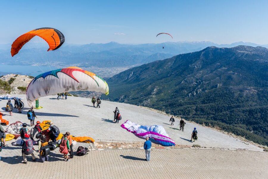 Fethiye: Blue Lagoon Tandem Paragliding w/Photos & Video - What happens before takeoff