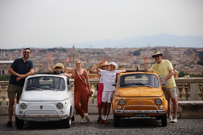 Fiat 500 Private Photoshoot with a Roman, pickup included - Why a Fiat 500 changes the Rome sightseeing experience
