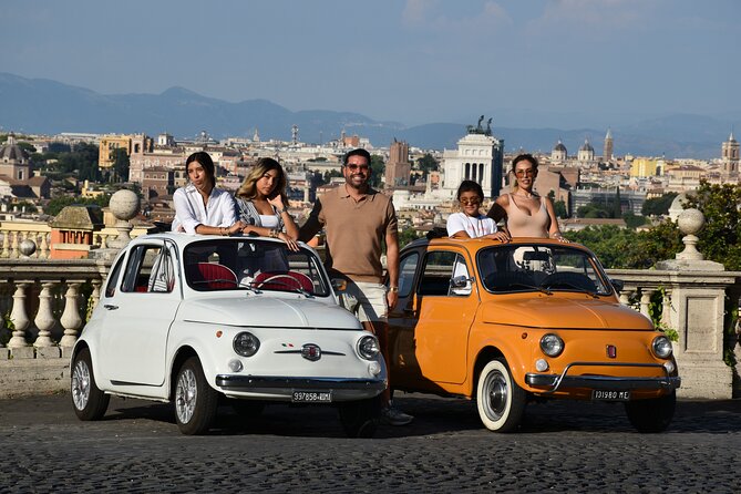 Fiat 500 Private Photoshoot with a Roman, pickup included - Meeting Andrea and starting near the Colosseum