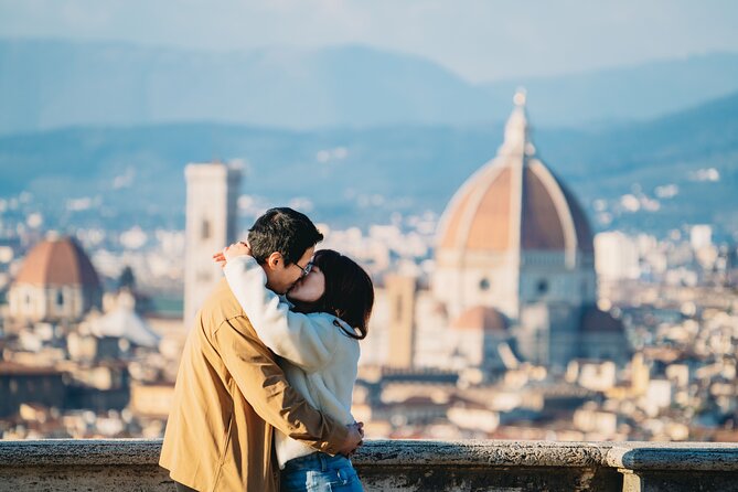 Florence: Private Photoshoot at Piazzale Michelangelo - What happens during the 30 to 45 minutes
