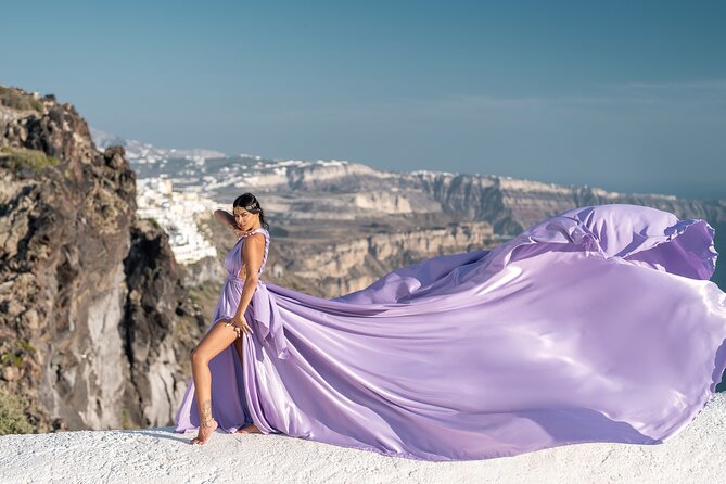 Flying Dress Photo © Photoshoot in Santorini: Express Package - The Best Way to Prepare