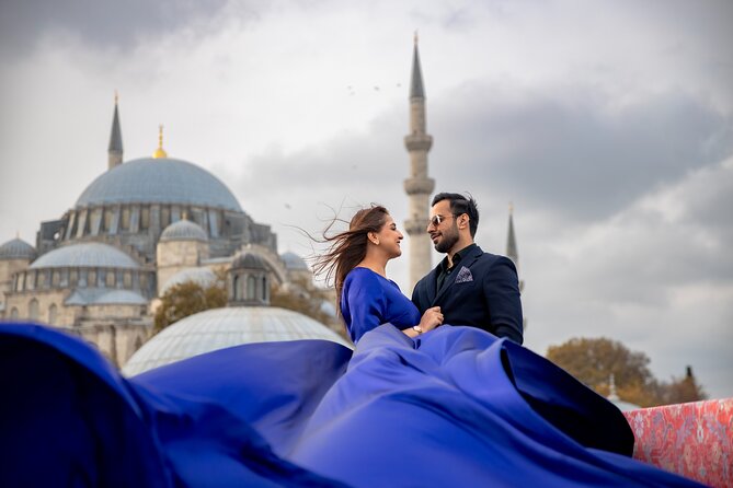 Flying Dress Photography on an Iconic Rooftop in Istanbul - The Lightroom setting and the finish indoors