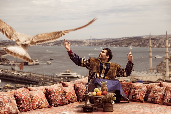 Flying Dress Photography on an Iconic Rooftop in Istanbul - Meeting at Suleymaniye Lokumcusu