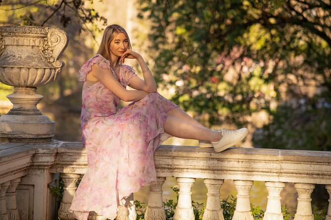 Flying Dress Photoshoot in Madrid - Palacio Madrid and the grand Madrid look