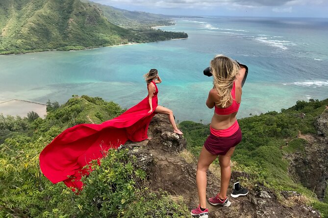 Flying Dress Photoshoot on Oahu - What the 90-minute shoot feels like