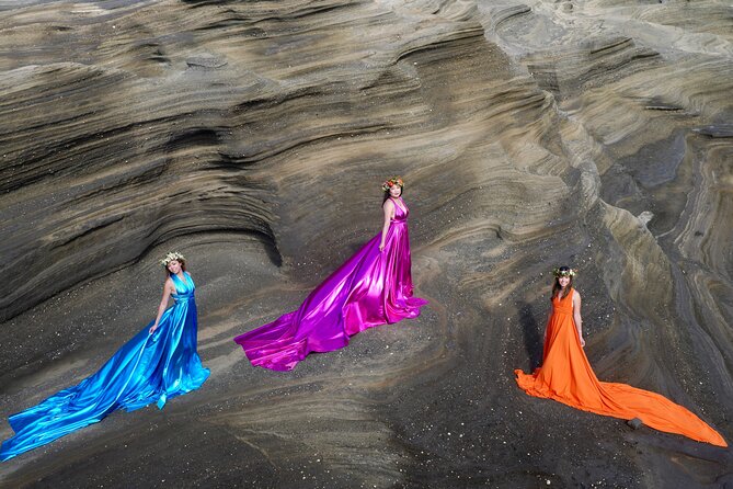 Flying Dress Photoshoot on Oahu - The most useful clothing and hair tips