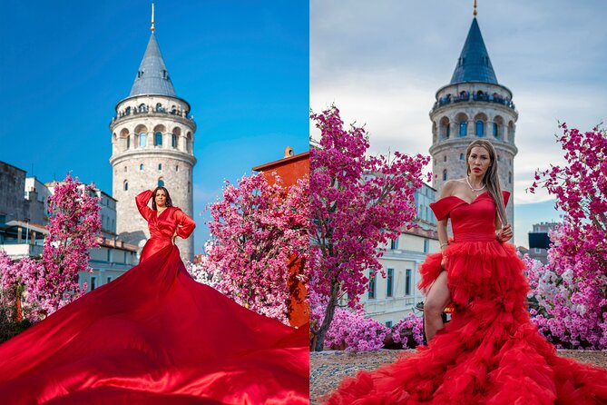 Flying Dress Rooftop Photoshoot in Istanbul (2Concepts, 1dress) - Is $301.20 per person good value?