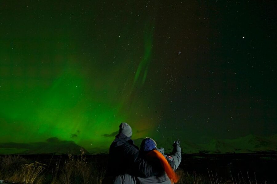 From Fairbanks: Northern Lights Aurora Tour with Photography - Waiting under the Aurora