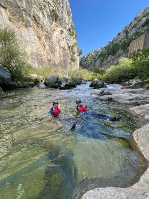 From Split/Omiš: Canyoning Cetina River + Free Photos/Video - Entering the canyon near Podgrađe