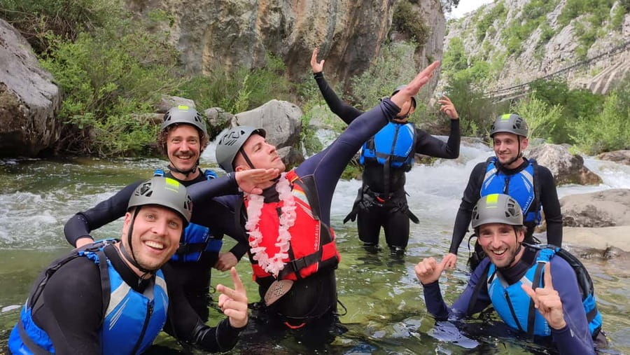 From Split/Omiš: Canyoning Cetina River + Free Photos/Video - What the $57 price really includes