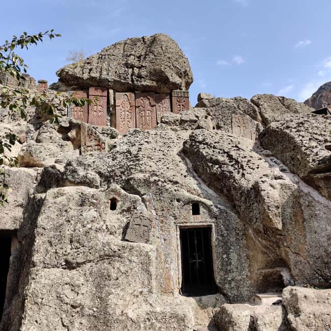 From Yerevan: 6 Most Instagramable Armenian Sights Day Trip - Geghard Monastery inside the mountain