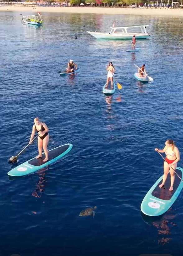 Gili sunrise stand-up paddle boarding (drone photoshoot) - Quick points before you book