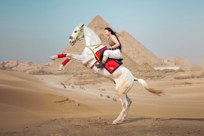 Giza Pyramids Photoshoot with Jumping Horse, Camel and Sphinx - Is $100 per person a good value?