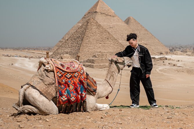 Giza Pyramids Photoshoot with Jumping Horse, Camel and Sphinx - Who will enjoy this most?