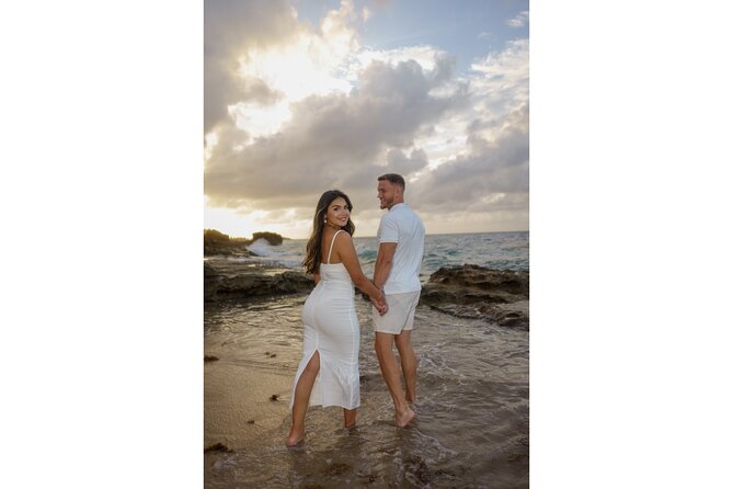 Golden Hour Beach Photo Shoot in San Juan - A short walk to San Juan’s photo setting