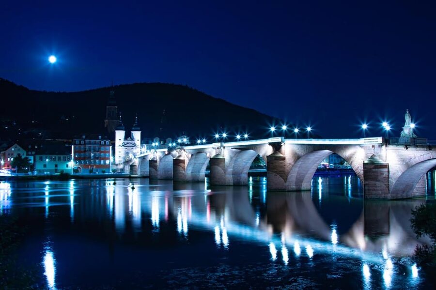 Heidelberg at Night - Photo Walk - Heidelberg Castle and the Neckar Valley at blue hour