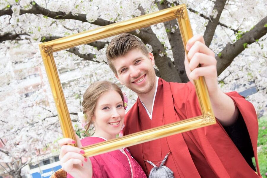 Kimono photoshoot-Includes 100 photo data - Starting at Rose House in Higashishinsaibashi