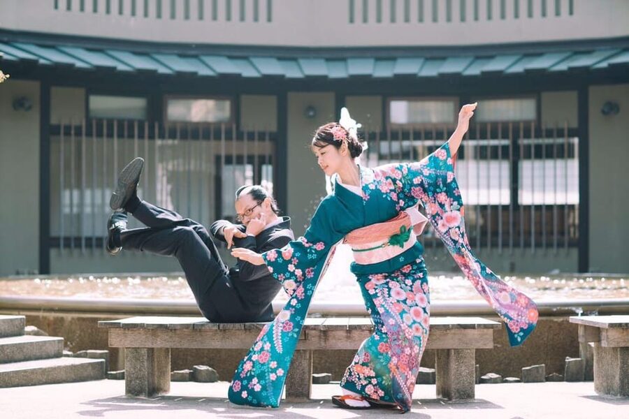 Kyoto Gion Kiyomizudera Kimono Yukata Hairstyle | Photoshoot - Exploring Kiyomizudera, Gion, and Yasaka Shrine