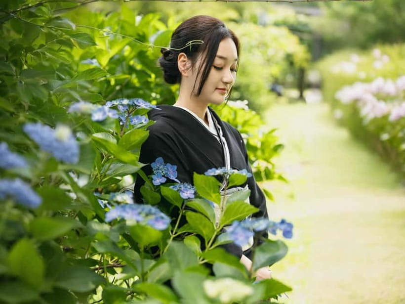 Kyoto Gion Kiyomizudera Kimono Yukata Hairstyle | Photoshoot - Adding the professional photoshoot