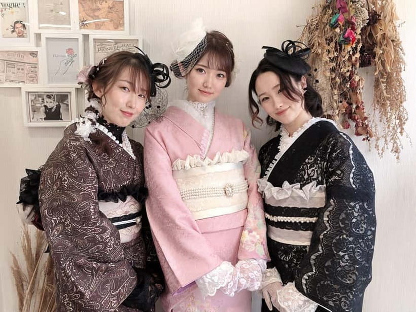 Kyoto Gion Kiyomizudera Kimono Yukata Hairstyle | Photoshoot - Choosing your kimono from 700-plus styles