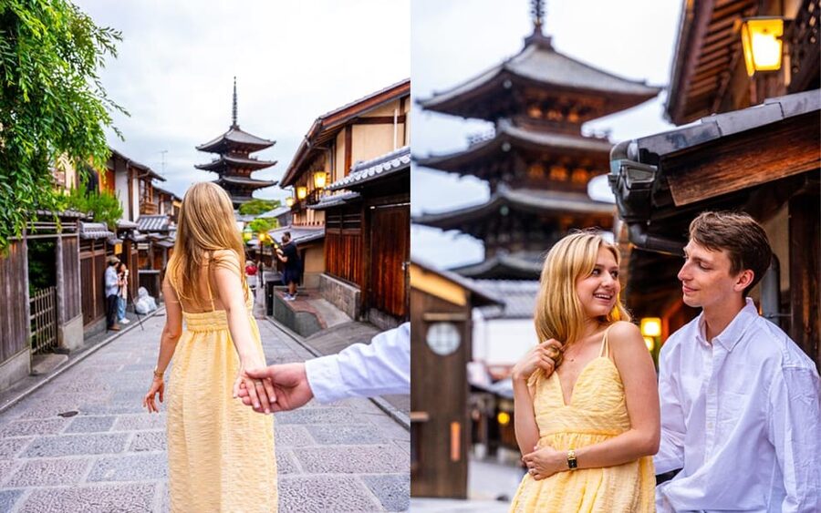 Kyoto: Private Gion District Photoshoot Experience - Hōkan-ji Temple and the famous pagoda view