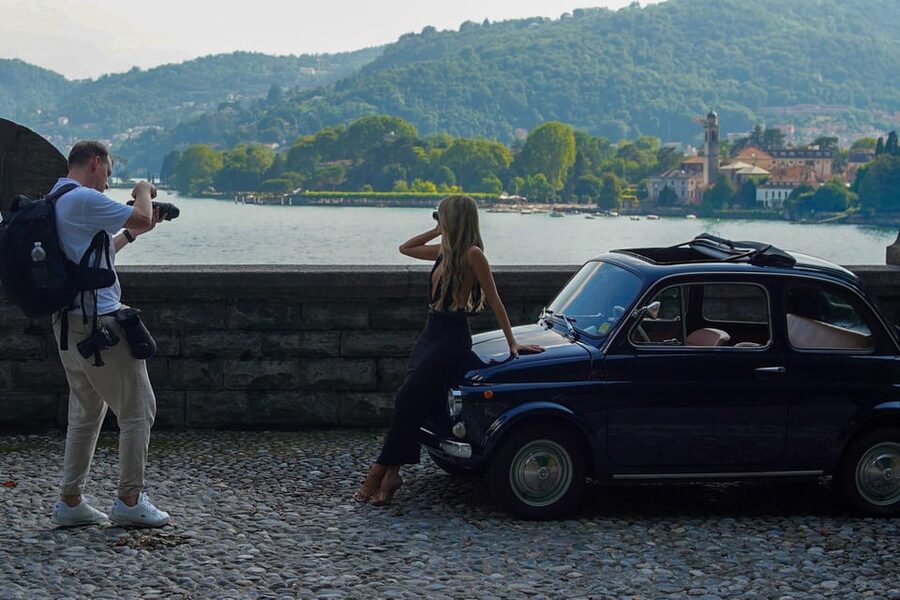 Lake Como: 2hr Photo Tour in a Classic Fiat 500 - What the camera and editing package really add