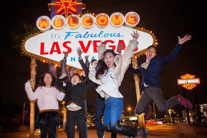 Las Vegas Strip by Super Stretch Limo with Personal Photographer - Bellagio, Paris, and the major casino hotels