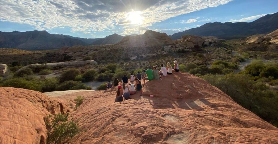 Las Vegas: Sunset Hike and Photography Tour Near Red Rock - Blue Diamond Road offers the first big views