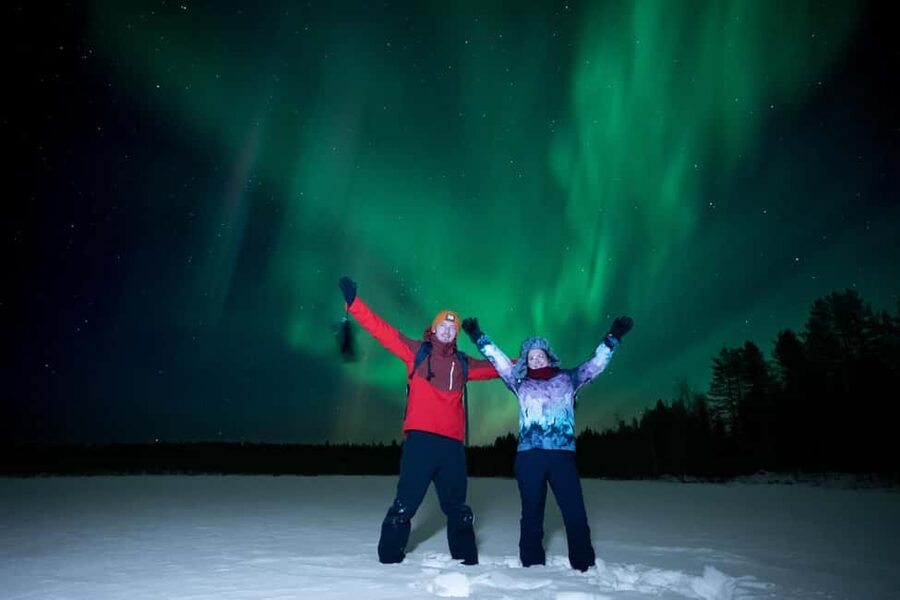 Levi: Best & Original Northern Lights Hunting & photography - First secret stop: a 45-minute start under dark skies