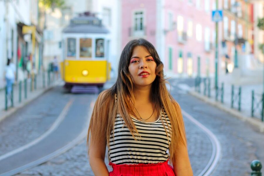 Lisbon: Photoshoot with a Professional Local Photographer - Tram 28: the photo stop that needs patience