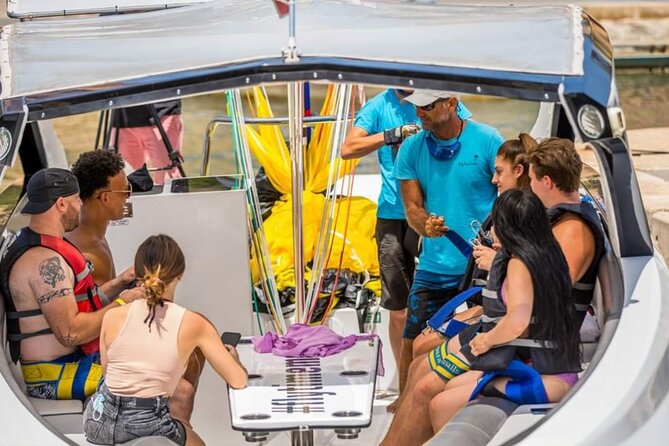 MALTA - Go & Fun Parasailing Free Photos & Videos - Meeting at Spinola Jetty in St Julian’s