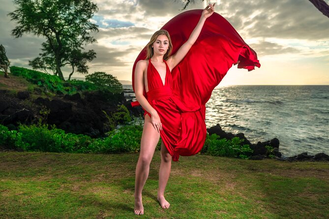 Maui Flying Dress Photoshoot Experience - What you receive after the 90-minute shoot