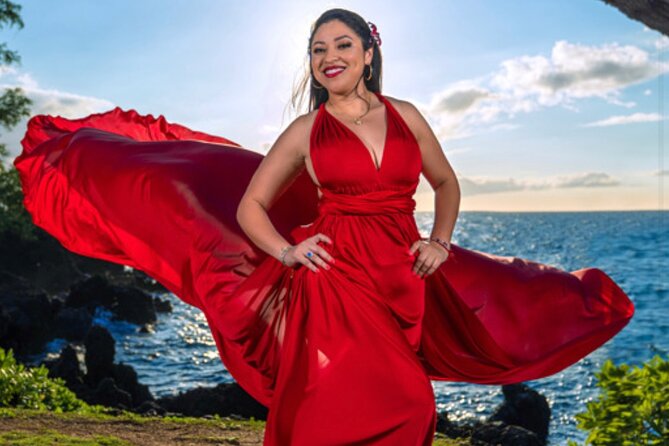 Maui Flying Dress Photoshoot Experience - Timing, booking, and weather planning
