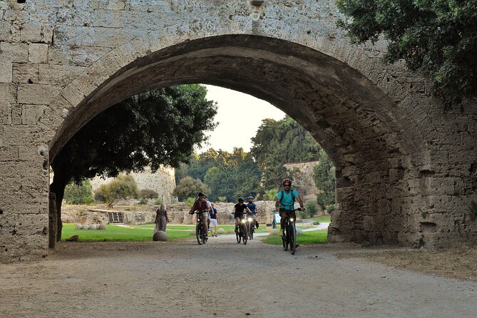 Mediaeval Rhodes E-bike Highlights Photo Tour Morning/Sunset - From Elli Beach to the aquarium and casino
