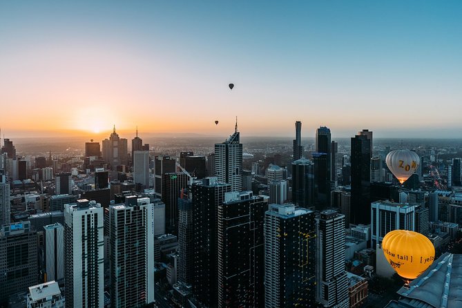 Melbourne Sunrise Hot Air Balloon Ride with GoPro Photos - The possible route through Melbourne’s landmarks