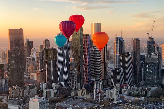 Melbourne Sunrise Hot Air Balloon Ride with GoPro Photos - What the first flame and lift-off feel like