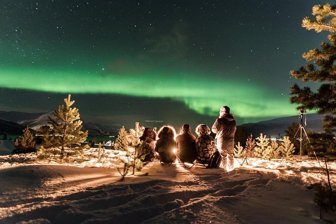 Minibus Northern Lights Chase with Photography from Tromsø - Leaving Tromsø for the fjords and open sky
