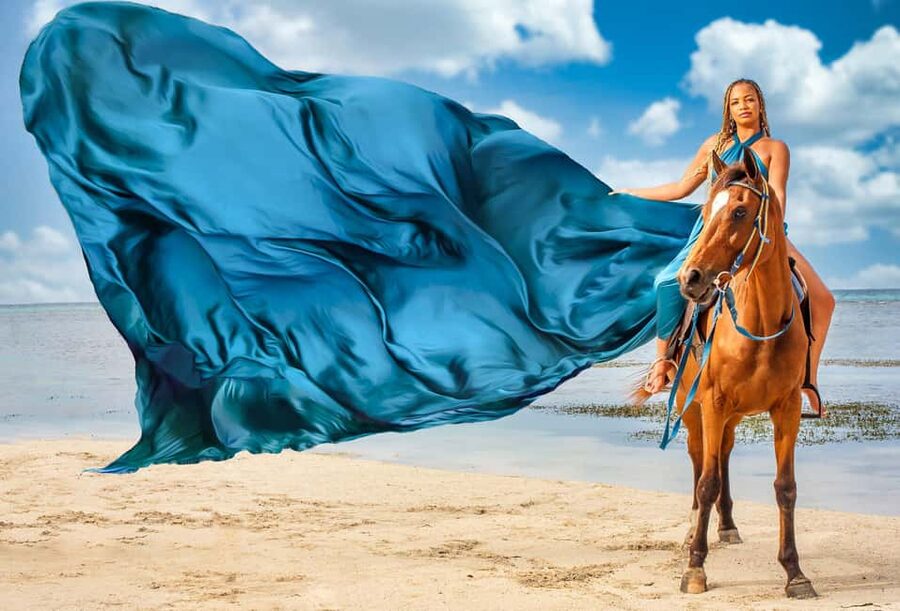 Montego Bay: Flying Dress Photoshoot in Montego Bay Jamaica - Choosing your dress, crown, and jewelry