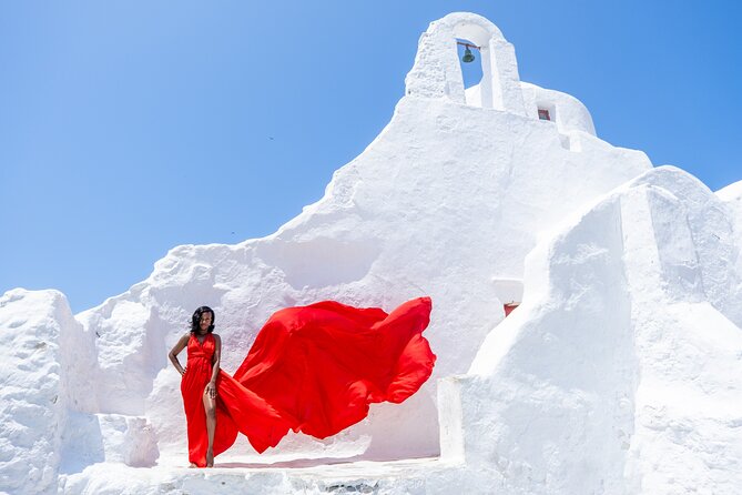Mykonos Flying Dress Photoshoot - Key points before you book