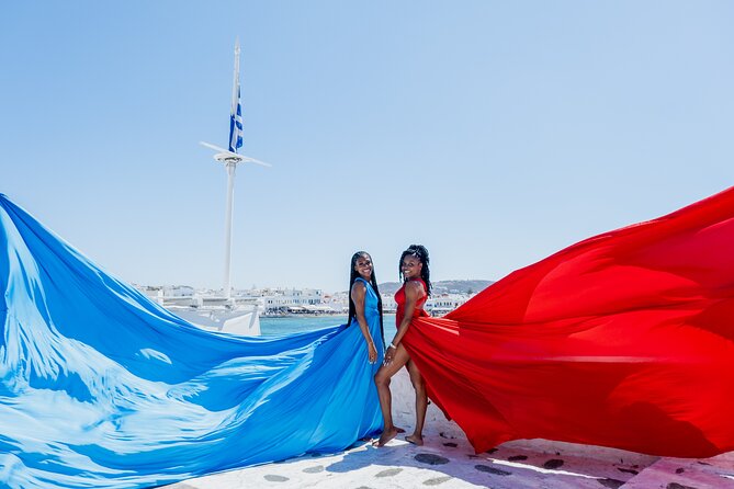 Mykonos Flying Dress Photoshoot - What the $299 price really covers
