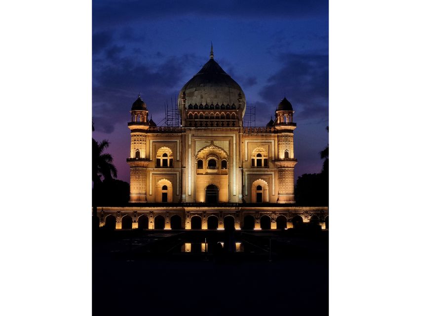 New Delhi: Guided Night Photography & Heritage Tour of Delhi - Safdarjung’s Tomb Under Lights